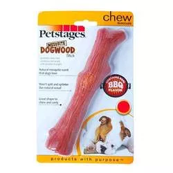 Petstages игрушка для собак Dogwood палочка с ароматом барбекю 14см