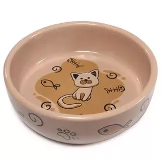 Triol миска керамическая Кошечка 0,35л