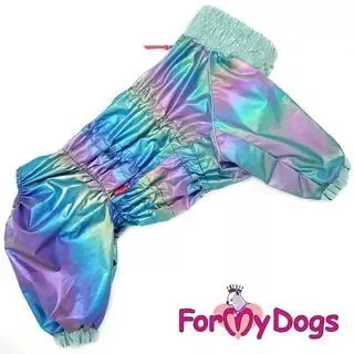 ForMyDog Дождевик мультиколор металлик для мальчиков