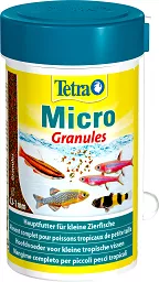 Tetra Micro Granules корм для мелких видов рыб в виде гранул 100мл
