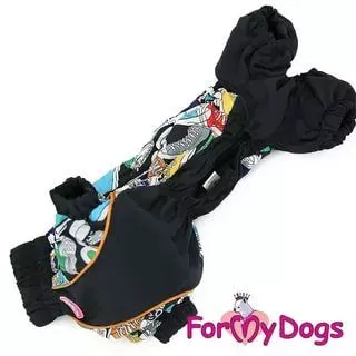 ForMyDog Дождевик кеды черный для мальчиков