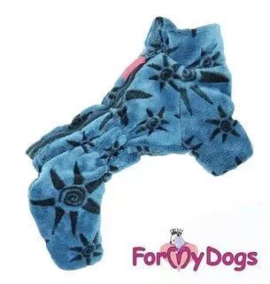 ForMyDog Комбинезон шубка  голубая для мальчиков 