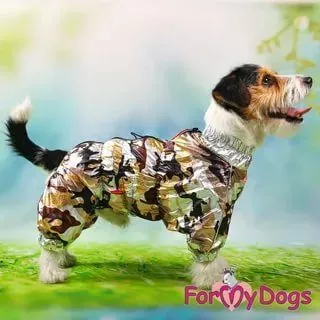 ForMyDog Дождевик  Камуфляж золото для мальчиков