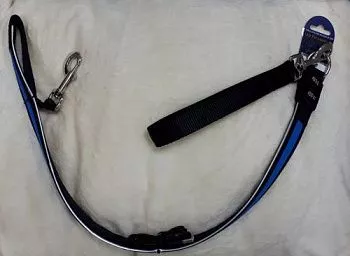 Светящийся поводок с USB зарядкой голубой 2,5см*120см