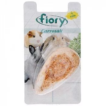FIORY био-камень для грызунов Carrosalt с солью в форме моркови 65 г