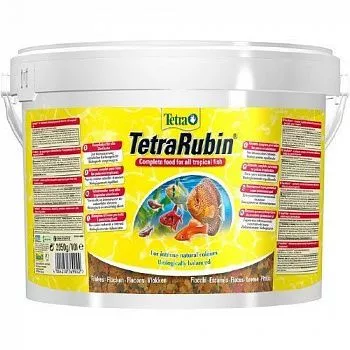 Tetra Rubin корм для улучшения окраса рыб в виде хлопьев 10л
