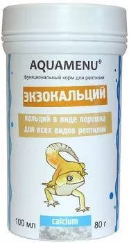 AQUAMENU Экзокальций для рептилий   100мл