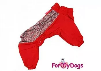 ForMyDog Комбинезон красный  для девочек
