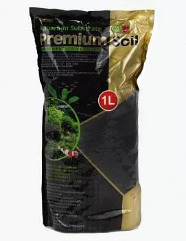 Premium Soil Субстрат для аквариумных растений и креветок премиум класса 3л,  гранулы 3,5мм
