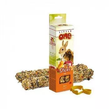 Little One Лакомство д/грызунов Палочки с фруктами 2*60г, шт