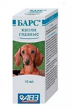 Капли Барс глазные для собак и кошек 10 мл.