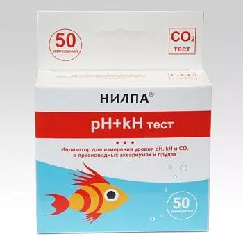 Нилпа Тест PH и KH для измерения кислотности воды и карбонатной жесткости 15мл