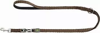 Hunter поводок-перестежка для собак Hilo 25/200 нейлон коричневый 