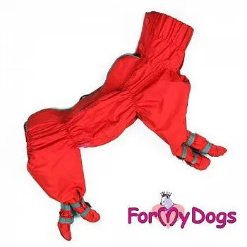 ForMyDog Дождевик красный для девочек