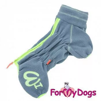 ForMyDog Комбинезон  серый флис  для мальчиков