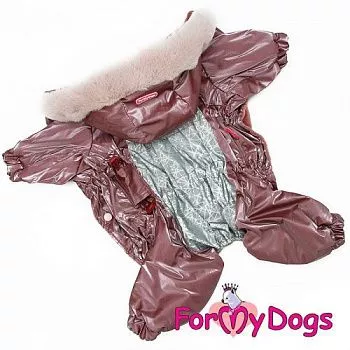 ForMyDog Комбинезон розовый металлик для девочек