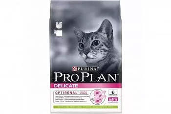 Pro Plan Delicate для кошек с чувствительным пищеварением, с ягненком