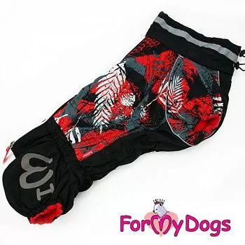 ForMyDog Комбинезон черный /красный для девочек 