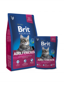 Brit Premium Cat Adult Chicken 300 гр_