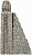 H2SHOW Декорация Пирамида ацтеков (левая сторона)
