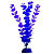 Искусственное растение  GlOFISH флуоресцентное синее 29см