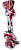 Triol Игрушка для собак Веревка цветная 2 узла 340мм