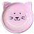 Mr.Kranch Миска керамическая для кошек Мордочка кошки розовая 80 мл 