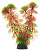 Barbus Искусственное растение Кабомба красная 10см