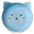 Mr.Kranch Миска керамическая для кошек Мордочка кошки голубая 80 мл 