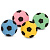 Мяч футбольный поролоновый разноцветный 