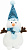 Trixie Рождественския игрушка Снеговик в шапочке с помпоном 20см