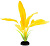 Barbus Искусственное растение Эхинодорус желтый 30см