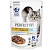 Perfect Fit паучи для кошек с чувствительным пищеварением Лосось в соусе 75гр
